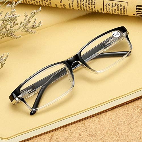 YanssS 2PRS +2.50 Naočale za čitanje Odlična vrijednost Spring Zglob za čitanje Muška i žene Naočale
