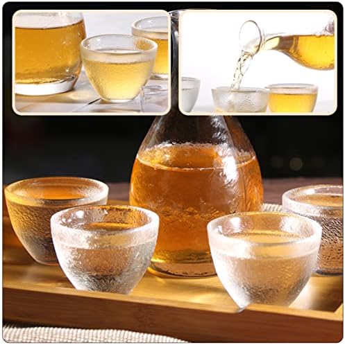 Cabilock viski čaše 1set vinski poklon ili japanski i čajni čahovi očigledne boce za cijepljenje za cijepljenje sa hladnim hlađenjem hladnjača sa hlađenjem poklopca posuda za kuhanje sa rođendanskom teraruimu