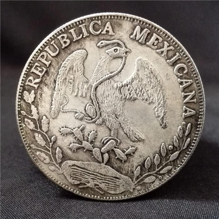 Meksički srebrni dolar 1882. srebrni okrugli čipkasti mastilo srebrni eagle Yang Yingyang Komemorativna medalja Qing Silver Coin kolekcija