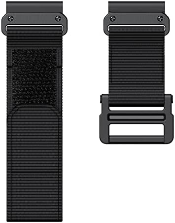 HAZELS za Garmin trake za sat kompatibilne Fenix 7x 6X Pro GPS 5X 3hr Descent Mk1 Mk2 Titanic čičak traka 26mm najlonski platneni