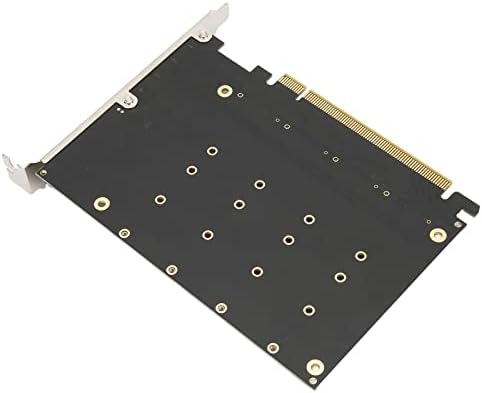 NvmeraidCard, M.2 SSD adapter brzi PCIex16 sučelje za 4 NVME PCIe protokol SSDS za PCIe3.04.0