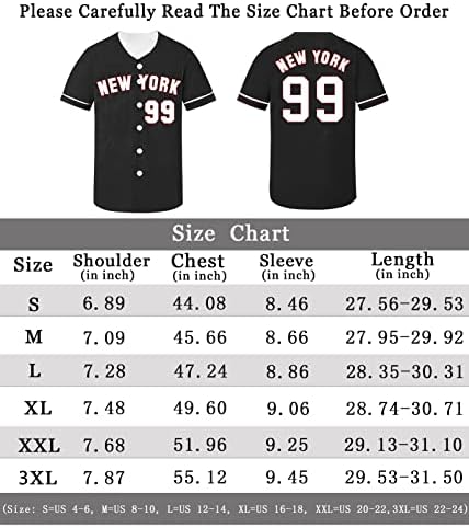 TIFIYA New York 99/23 štampani Bejzbol dres ny bejzbol tim majice za muškarce/Žene / Mlade