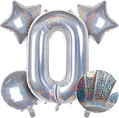 Partywoo brojevi baloni, baloni od 5 kom, balonom velikog broja, baloni za sretan rođendan, helijumski baloni za zabave, balloni za rođendan za rođendan