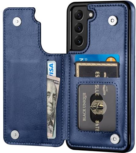 Aoksow Galaxy S22 torbica za novčanik, meka PU Koža Samsung S22 futrola sa držačem kartice tanka zaštitna preklopna futrola za Samsung