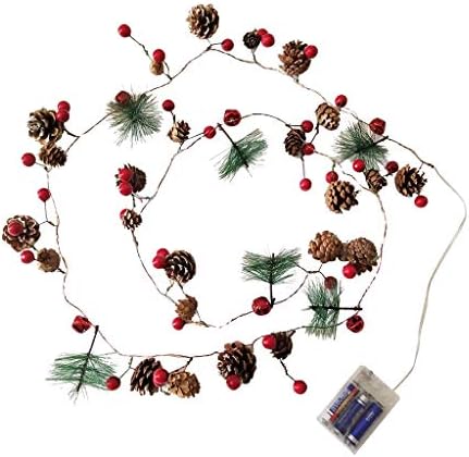 Longzuvs Merry Božićni ukras Xmas Dekoracija stabla, božićna gudačka svjetla Božićno zvono-igla-igla-konusna vijenac vijenac za božićno drvsko odmorivanje vjenčanja ukrasi