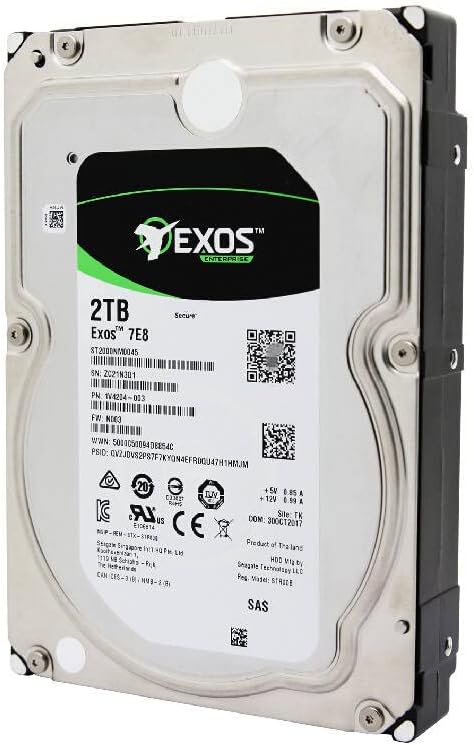 HDD za EXOS 2TB 3,5 7,2k SAS 12 GB / S 128MB 7200RPM za interni HDD za Enterprise HDD za ST2000NM0045