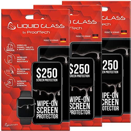 3 pakovanje tečnog stakla za zaštitu ekrana sa zaštitom ekrana od 250 USD za sve pametne telefone tablete i satove - Universal Fit