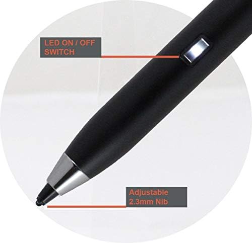 Bronel crna fina tačaka digitalna aktivna olovka kompatibilna sa Lenovo IdeaPad 120S-14iap laptop 14