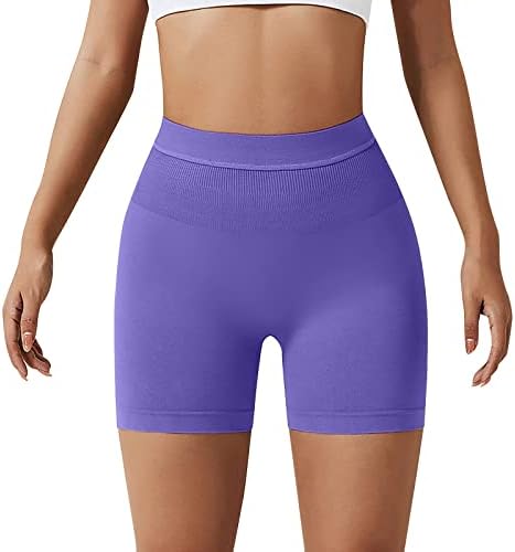Ženske kratke hlače visoke struke za bicikl za biciklističke kravate Soft Womens Yoga Workout Atletic Sportske kratke hlače