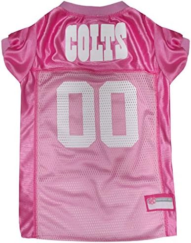 Kućni ljubimci Prvi NFL Indianapolis Colts Pet Jersey, Pink, Mali