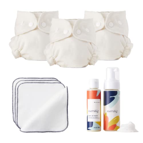 Esembly krpom pelene unutrašnji, obrišite i obrišite Wash & amp; Foamer Kit-Essential obrišite pelena Set za bebe