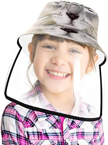 Zaštitni šešir za odrasle sa štitom za lice, ribarsko šešir protiv sunčane kape, životinja Tabby Cat