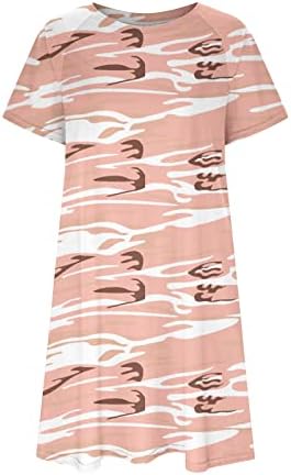 Majica Lounge Busterier za teen djevojku Ljeto Jesen kratki rukav čamac za čamac midi vitka tunika Bustier haljine ženske AG