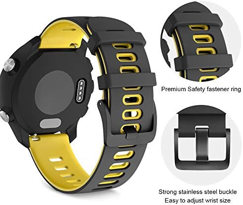 Ancool kompatibilan sa garmin vivoactive 3 opsezima, 20 mm Brzo izdanje Silikonske sportske remene za Samsung Galaxy Watch 4 40mm