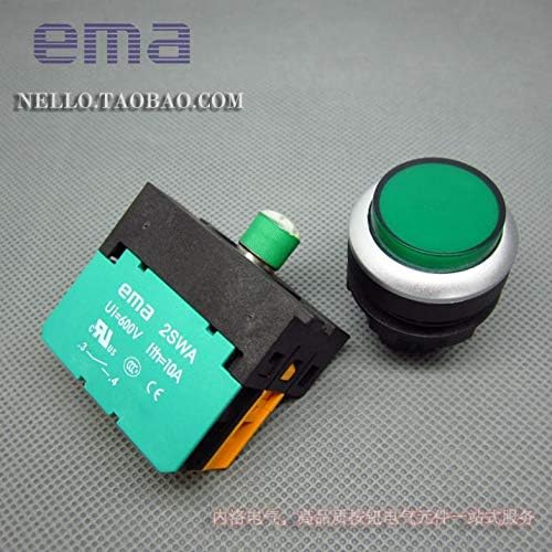 [SA] uvoz EMA 22mm osvetljeni prekidač za osvetljenje E2 *. A / M samo-zaključavanje / resetiranje DC6V / 12V / 24V / AC110 / 220V 1NO / 1NC-10P -