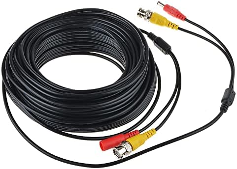 Kybate 150ft crna ekstenzija Power / video kabel za Swann CCTV komplet SWDVK-825508 crna