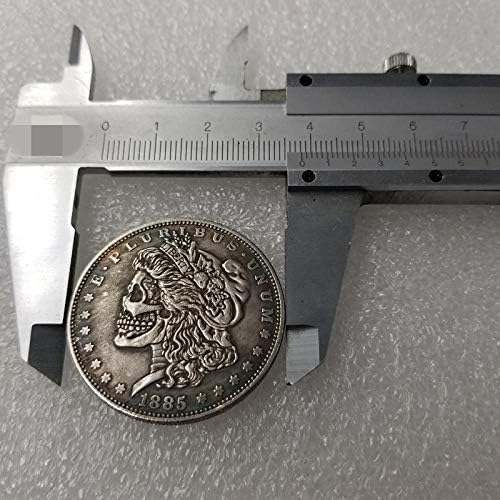 Zanati 骷髅 Wanderer srebrne morgan kovanice za novčiće Suveniri 464Coin Kolekcija kovanica