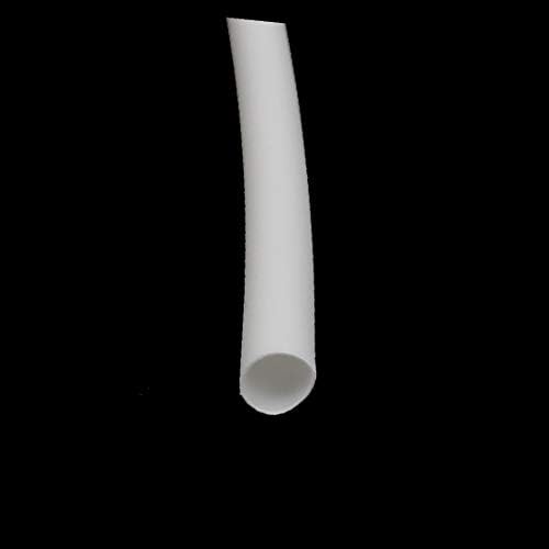 X-DREE 10M Length 2.5mm Inner Dia Polyolefin Insulated Heat Shrink Tube Wire White(10M Longitud 2.5mm Dia interior Aislamiento de poliolefina con aislamiento de calor Cable de tubo retráctil BLANC-O