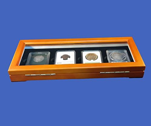 Četiri certificirana / staklena kutija za kovanice