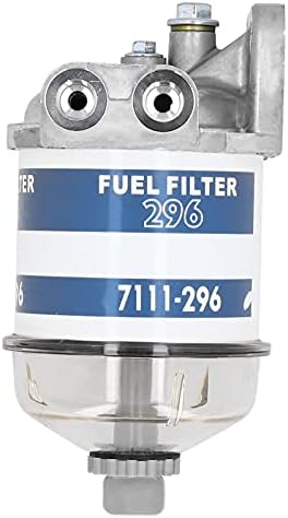 Sklop filtera za gorivo 7111-296 Zamjena Fit za Massey Ferguson 133 135 140 145 165 168 175 178 Aluminijska legura 2656615, 7111-296