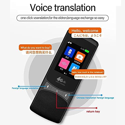 LYSLDH Smart AI trenutni glas skeniranje fotografija Prevodilac 2.4 inčni ekran osetljiv na dodir podrška Offline prenosivi prevod na više jezika