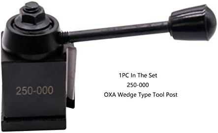 10pcs Oxa Wedge Type Quick Change Tool Post 250-000 Set Plus 2 extra 250-001 & amp; 2 extra 250-002 držači Struga za Mini Strug 6-9 Swing Steel Material