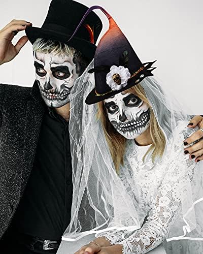 Šešir zle vještice za žene kostim crna Halloween Party Cosplay maskenbal dekoracija potrepština