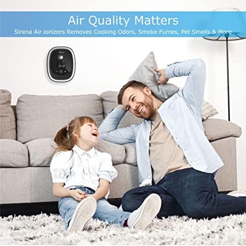 Sirena jonizatori vazduha za kućni sistem za filtriranje negativnih jona, tihi osveživač vazduha za spavaću sobu, kuhinju, uklanja