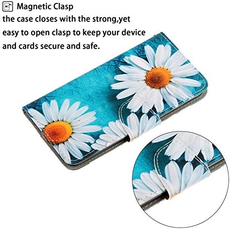 LEMAXELERS Compatible with iPhone 14 Case, iPhone 14 Wallet Case Magnetic closer Card Slots Shockproof Flip Phone Case Shockproof Cover Case for iPhone 14 6.1. Daisy XC2
