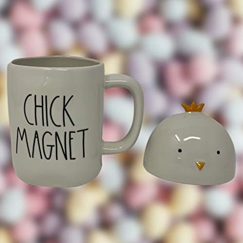 Rae Dunn Chick Magnet Uskršnja kolekcija - Artisan Collection by Magenta - Super slatka i obožavana pileška glava / topper - Dodajte