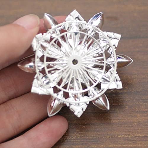 Lsdjgdde cvjetni oblik rhinestone applika s ravnom srebrnom bazom šivati ​​na rhinestoneu za vjenčani odjel ukras