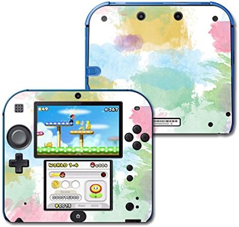 MightySkins koža kompatibilna s Nintendo 2DS-akvarelna Bijela / zaštitni, izdržljivi i jedinstveni poklopac za omotavanje vinilnih