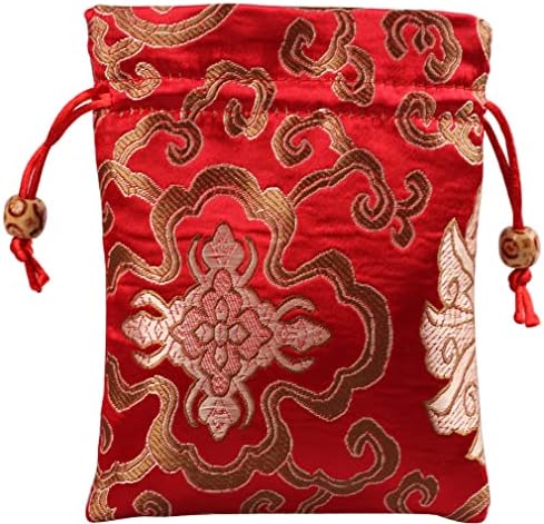 Mnogo 6 Premium vezica poklon torbe satenski nakit torbica za vjenčanje za zabavu Favor Present Platnena torba