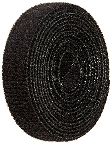 Velcro 1801-OW-PB / B Black Nylon OneWrap Velcro remen, kuka i petlja, 1/2 širine, 5 'dužine