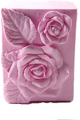 Longzang cvijeće ruža S442 Art Silikonski sapun za craft DIY ručno izrađene kalupe za svijeće