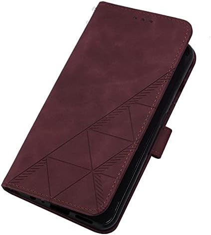 Imeikonst slučaj za Samsung A04e, Premium PU kožna torbica za novčanik Flip Folio futrola ugrađena u držač kartice za postolje magnetno zatvaranje zaštitni poklopac za Samsung Galaxy A04e, plava Yb4