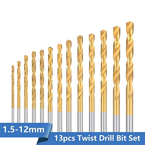 PIKIS Twist set burgija 1,5-12mm presvučena burgija za metalni alat za obradu drveta alati za bušenje 13kom