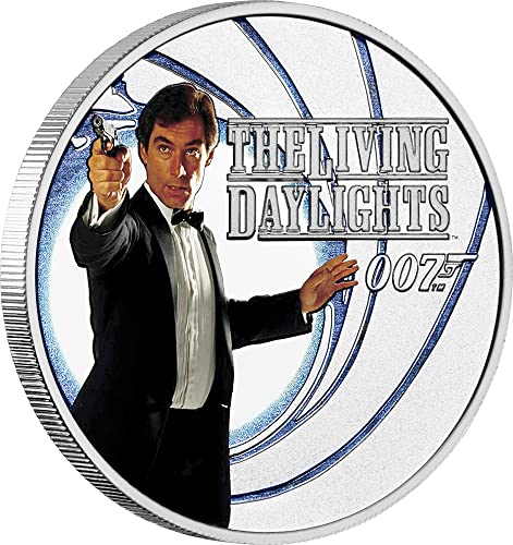2022 de James Bond 007 PowerCoin Živene svjetla 007 Agent Silver Coin 50 centi Tuvalu 2022 Dokaz