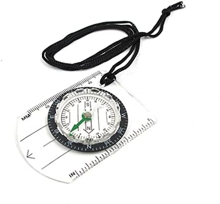Quesheng Vanjski kamp planinarenje Clear Plastični kompas kompas proporcionalni otisak putnika alata za putni komplet