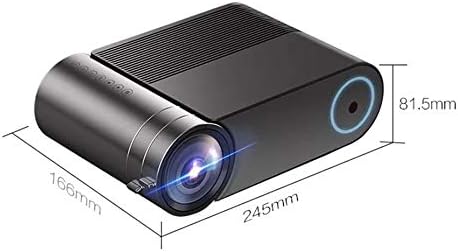 Video projektor 2400 Lumens 1920x1080 720p Mini LCD projektor HOME THEAT FAMMPONSK Isti ekranski zrcaljenje LED kućni filmski projektor za unutarnji / na otvorenom sa govorom
