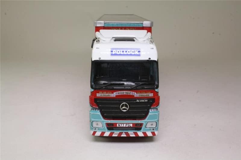 Corgi za Mercedes za Benz Actros Curtainside Pollock Ltd. Ograničeno izdanje 1/50 DIECAST Truck unaprijed izgrađen Model
