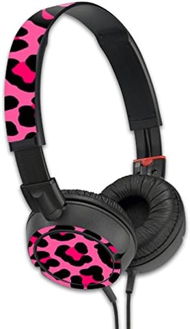 MightySkins koža kompatibilna sa Sony MDR Zx100 naljepnicama za slušalice Skins Pink Leopard