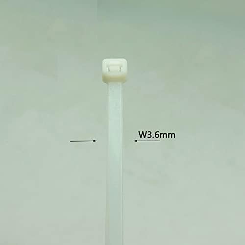 Zip veze 6 , W3,6mm * L150mm, 40 kilograma zatezna čvrstoća - teška dužnost bijela, UV zaštićena samo-zaključavanje premium najlonskih