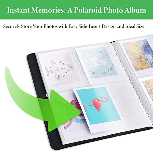 Hennaja 128 džepovi Foto Album,koža kartica knjiga držač,mali Mini kapacitet Photo Book Cover za Fujifilm Instax Mini, Polaroid &
