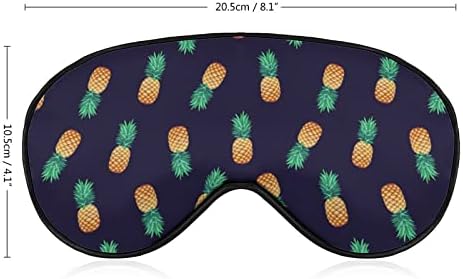 Tropsko ananas uzorak za spavanje maska ​​za oči Soft Funny Shade oka slijepo vitrina za spavanje za putovanja
