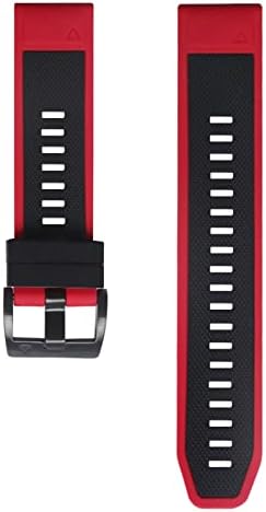 KQOO 26 22mm silikonske trake za brzo oslobađanje satova za Garmin Fenix 6x 6 Pro Smart Watch Easyfit Wrist Band 5 5x Plus 3hr narukvica
