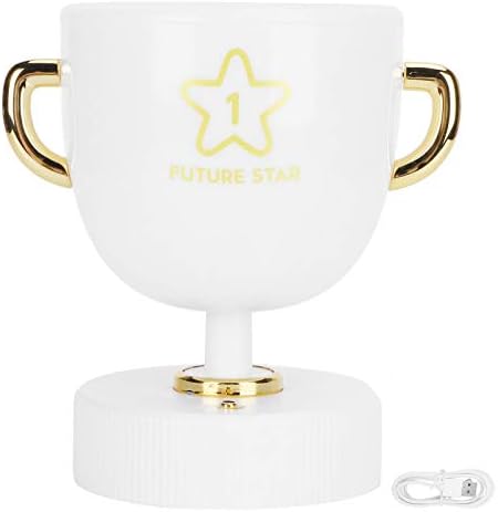 plplaaoo Trophy Cup USB lampa za punjenje, noćno svjetlo za djecu sa držačem za olovku za spavaću sobu, LED stolna lampa sa čašom
