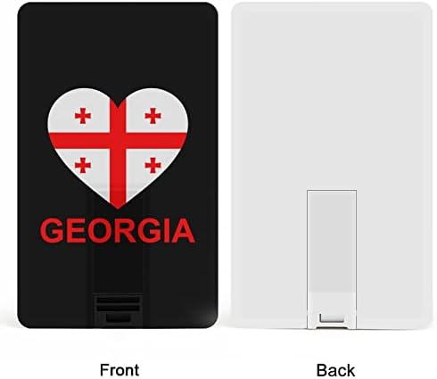 Love Georgia Credit Bank kartica USB Flash diskovi Prijenosni memorijski stick tipka za pohranu 64g
