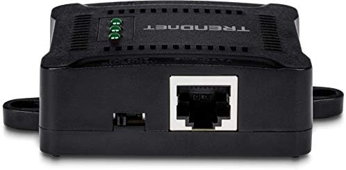 TrendNet Gigabit Poe razdjelnik, 1 x Gigabit Poe ulaz ulaz, 1 x gigabit izlazni port, crni, TPE-104GS