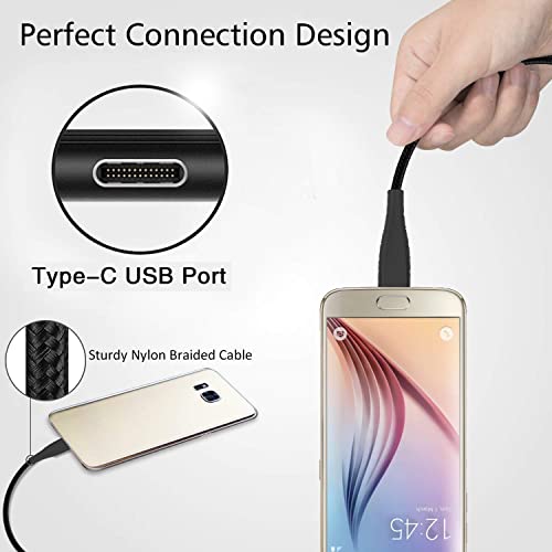 USB C kabl za punjenje 6ft+6ft kabl za Samsung Galaxy A14 A53 5G S22 S20 S21 Plus Ultra 5G A52 A02S A51 A71 A01 A21 A41 A31 A11 A03S A13 Galaxy Tab A 10.1 8.0 2019/10. 5 2018 / Tab S6 S5e,3a brzo punjenje